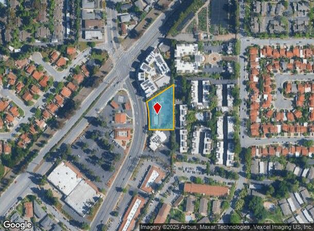  1038 Leigh Ave, San Jose, CA Parcel Map