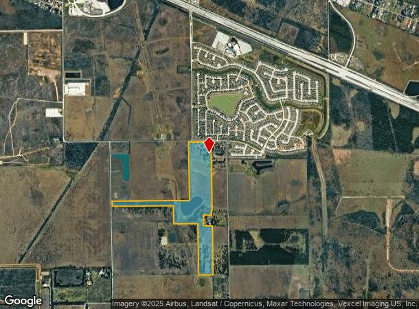  15419 House Hahl Rd, Cypress, TX Parcel Map