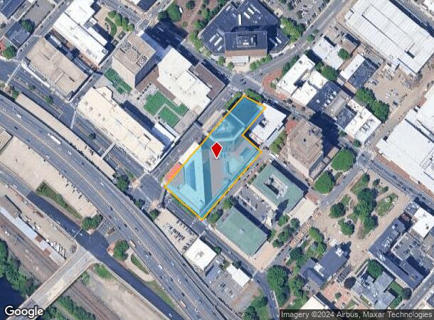  1414 Main St, Springfield, MA Parcel Map