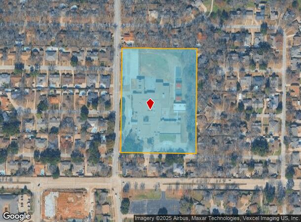  2201 Woodside Dr, Arlington, TX Parcel Map