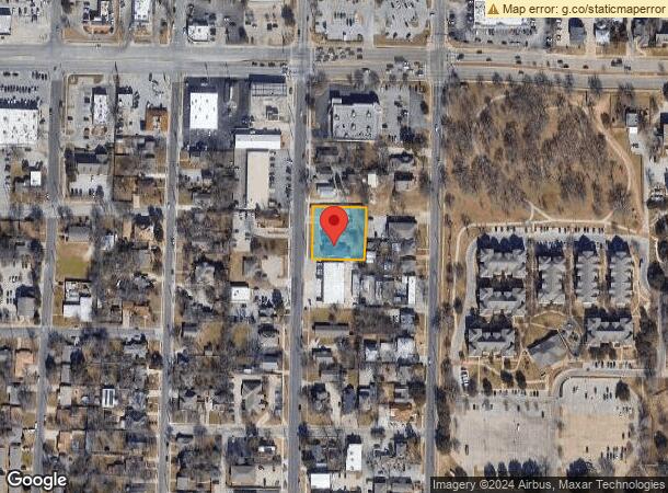  1710 N Elm St, Denton, TX Parcel Map