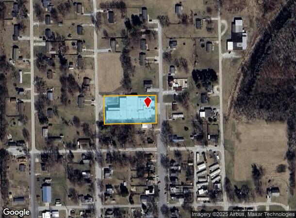 505 N Broadway St, Mentone, IN Parcel Map