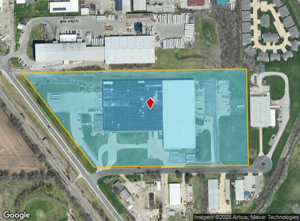  1802 Industrial Park Dr, Normal, IL Parcel Map