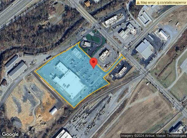  110 N Industrial Dr, Erwin, TN Parcel Map