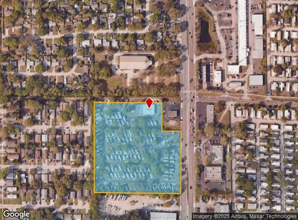 1610 Belcher Rd S, Largo, FL Parcel Map