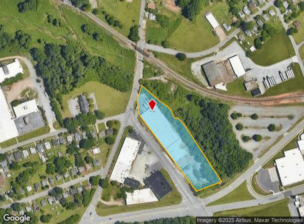 1415 S Elm St, High Point, NC Parcel Map
