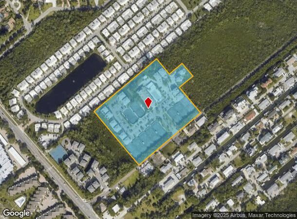 645 Cedars Ct, Longboat Key, FL Parcel Map