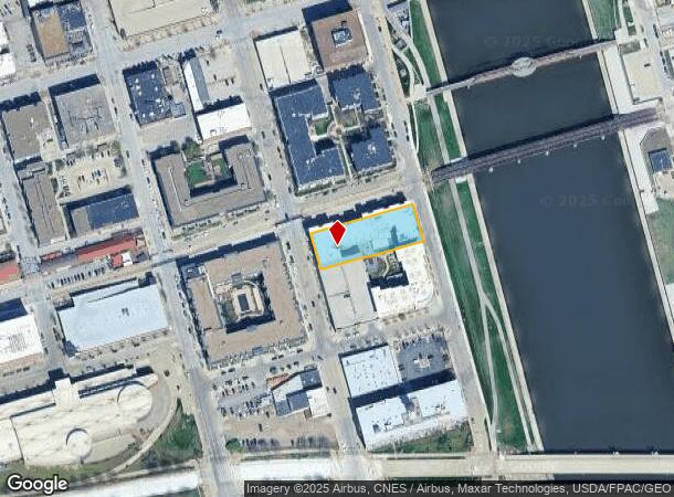 100 Sw Water St, Des Moines, IA Parcel Map