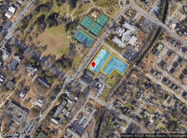 1250 College St, Macon, GA Parcel Map