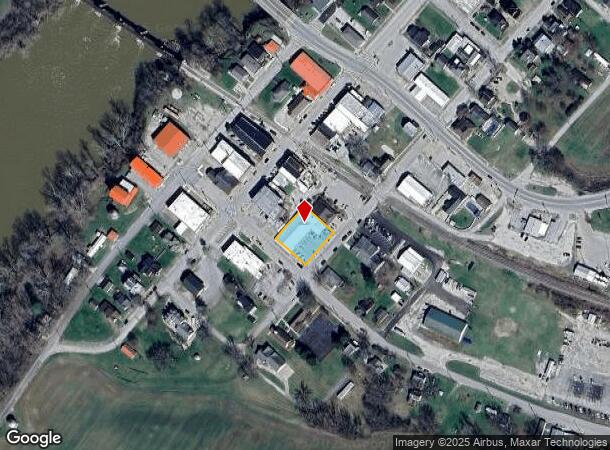 201 High St, Shoals, IN Parcel Map