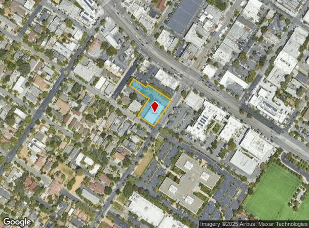  550 California Ave, Palo Alto, CA Parcel Map