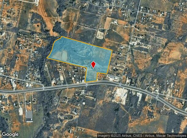  10709 Us Highway 87 S, Adkins, TX Parcel Map
