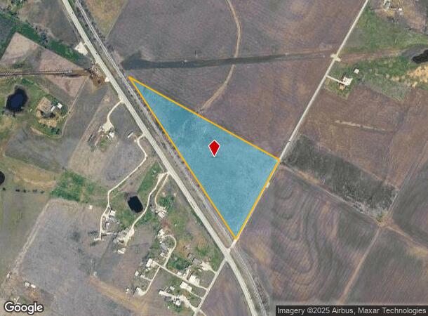  16900 County Line Rd, Coupland, TX Parcel Map