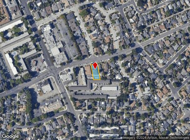  1646 Newhall St, Santa Clara, CA Parcel Map