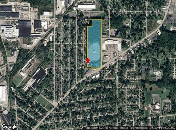  1895 Elm Rd Ne, Warren, OH Parcel Map