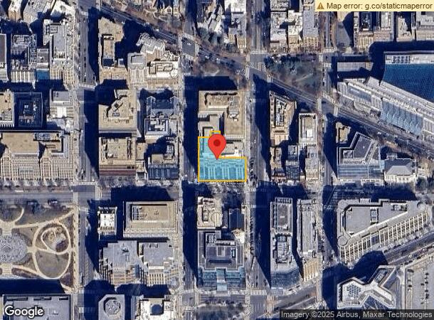  1101 K St Nw, Washington, DC Parcel Map