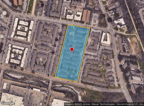 6466 Ridgecrest Rd, Dallas, TX Parcel Map