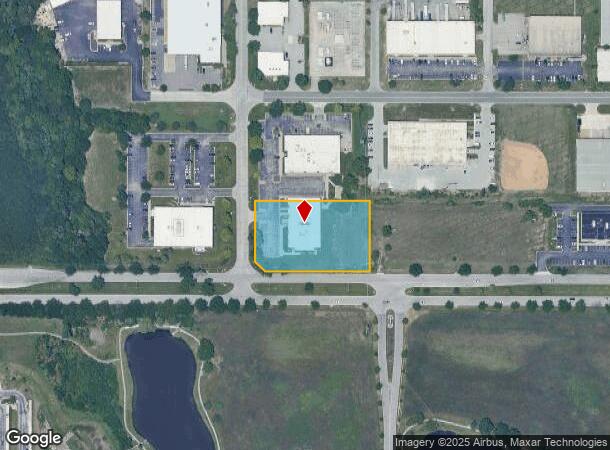  16300 College Blvd, Lenexa, KS Parcel Map