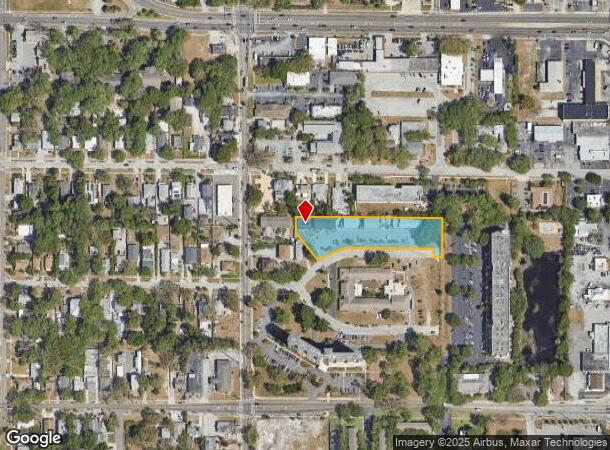  1116 N Pine St, Clearwater, FL Parcel Map