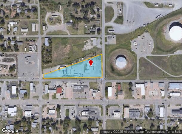  701 N Linwood Ave, Cushing, OK Parcel Map
