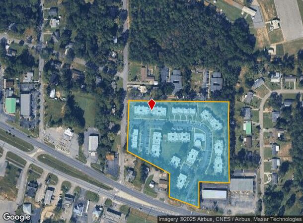 100 Castle Dr, Dothan, AL Parcel Map
