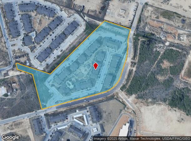 1301 Latta St, Midland, TX Parcel Map