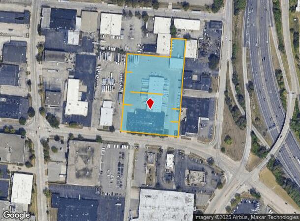 1057 Clark St, Cincinnati, OH Parcel Map