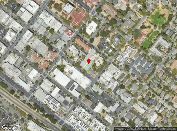  745 Emerson St, Palo Alto, CA Parcel Map