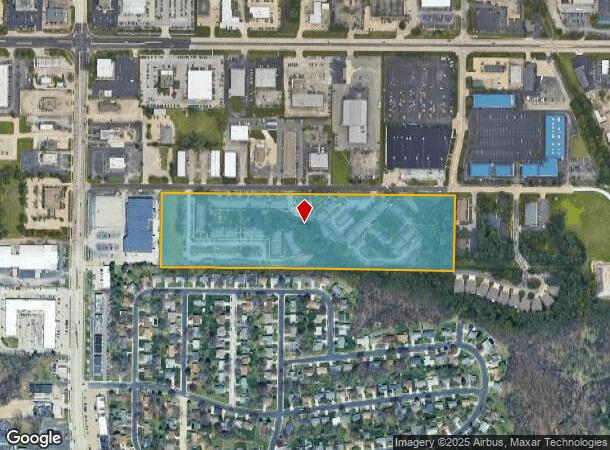  1526 W Viking Ct, Peoria, IL Parcel Map