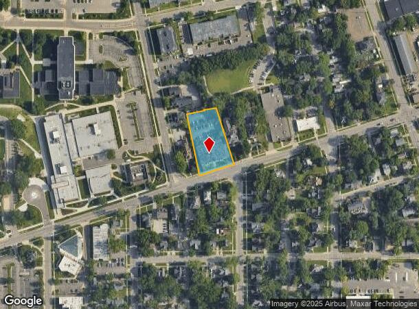  404 W Forest Ave, Ypsilanti, MI Parcel Map