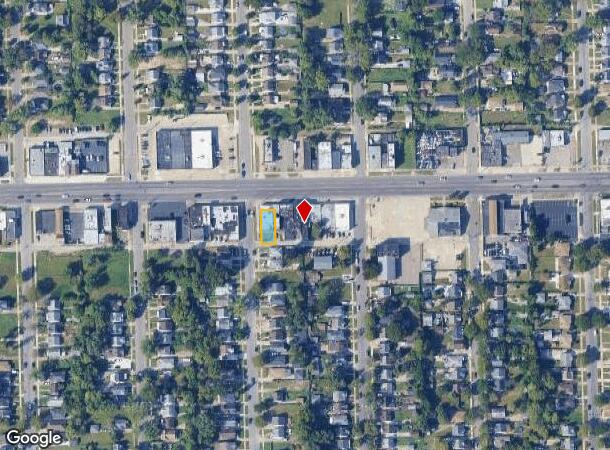  19251 W Warren Ave, Detroit, MI Parcel Map