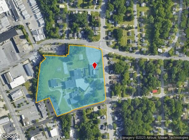 1601 Johnson St, High Point, NC Parcel Map