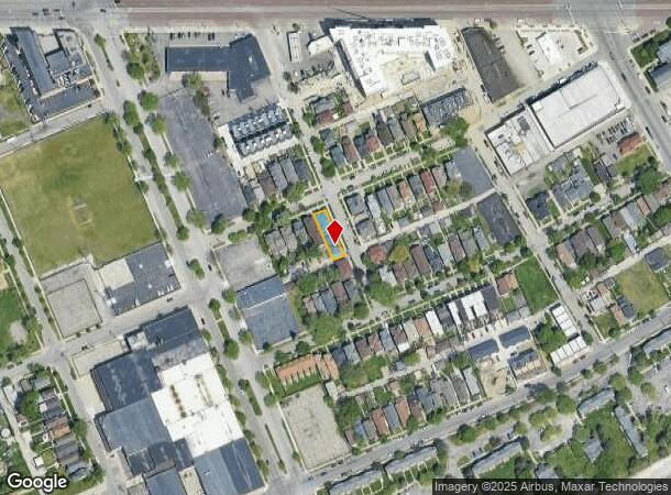  1801 Church St, Detroit, MI Parcel Map