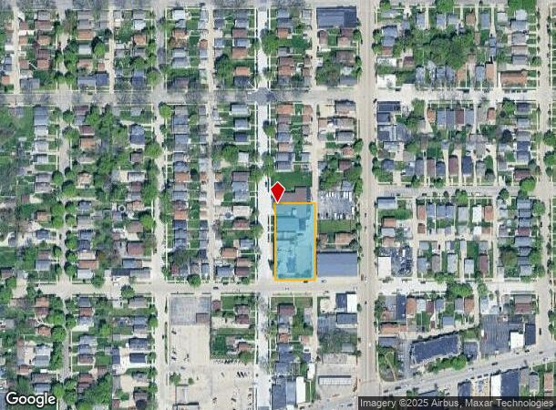  1204 S 61St St, Milwaukee, WI Parcel Map