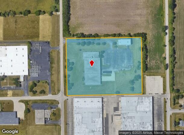  8155 Burden Rd, Machesney Park, IL Parcel Map