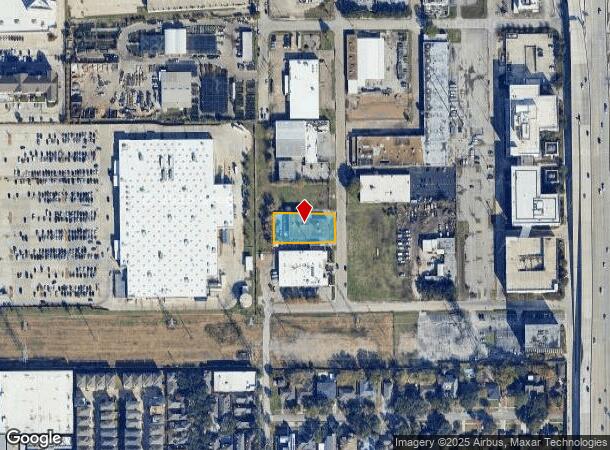 1303 N 1St St, Bellaire, TX Parcel Map