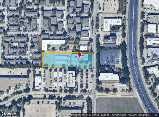 16801 Addison Rd, Addison, TX Parcel Map