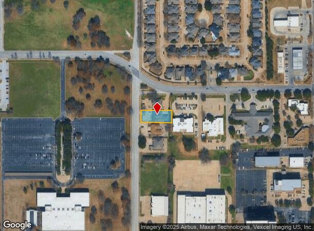 2124 Parkwood Dr, Bedford, TX Parcel Map