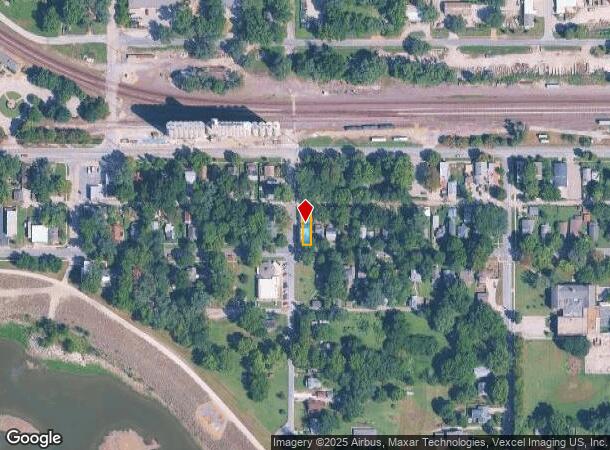 401 Elm St, Lawrence, KS Parcel Map