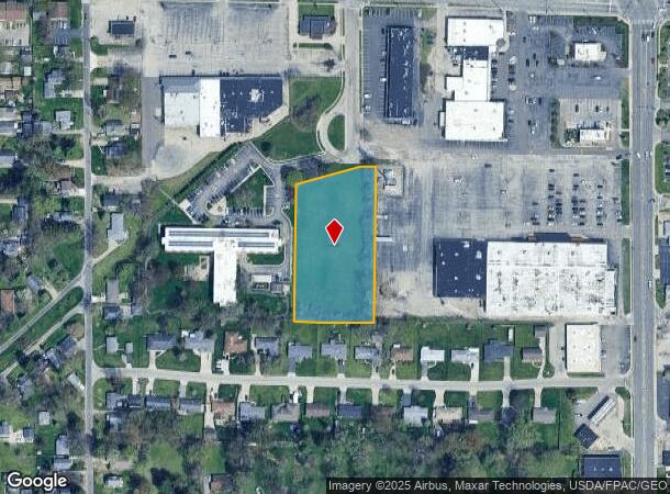 1215 Flaire Dr, Toledo, OH Parcel Map