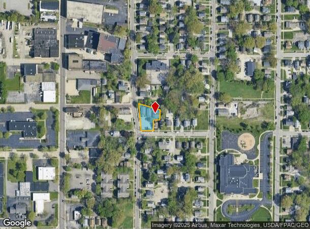  557 Sherman St, Akron, OH Parcel Map