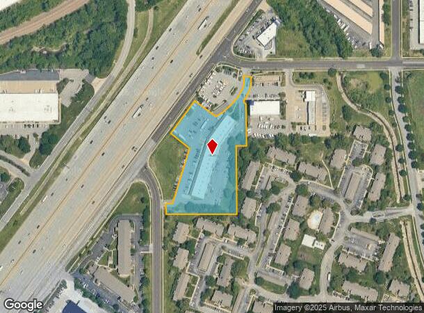  7931 Frontage Rd, Overland Park, KS Parcel Map