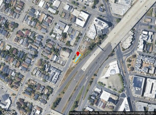 2020 Brush St, Oakland, CA Parcel Map