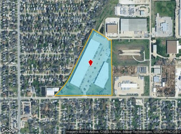  1550 E Washington Ave, Des Moines, IA Parcel Map