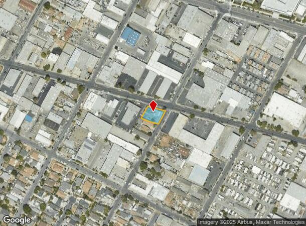  2790 Spring St, Redwood City, CA Parcel Map