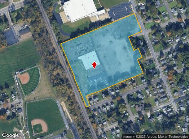 826 Erie St, Elmira, NY Parcel Map