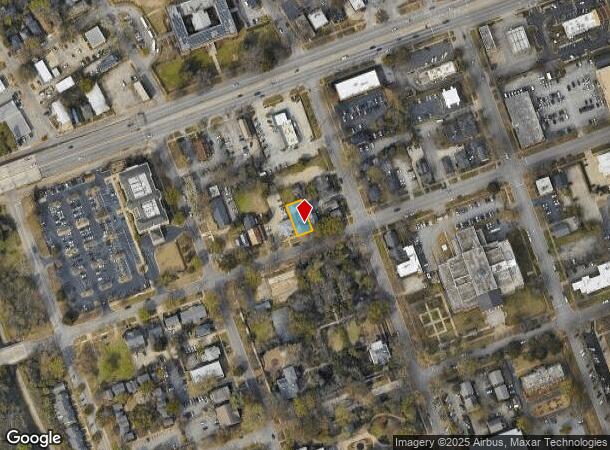  821 Calhoun St, Columbia, SC Parcel Map