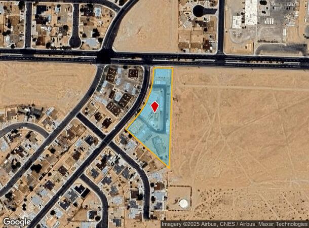  2011 Borrego Dr, Barstow, CA Parcel Map