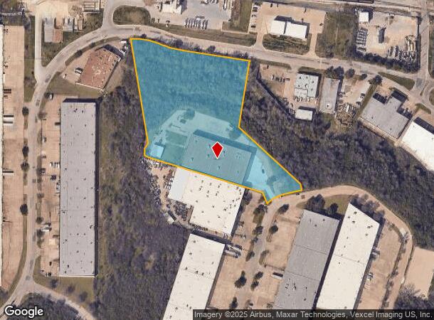  1601 Terre Colony Ct, Dallas, TX Parcel Map