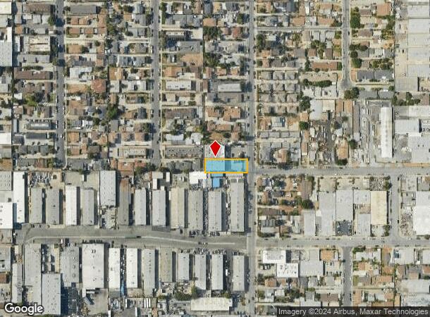  2439 Potrero Ave, El Monte, CA Parcel Map